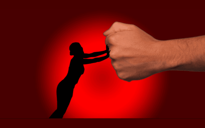 Symbolic image of domestic violence against women গৃহবন্দি জীবনের ১৬ বছর পর শ্বশুরবাড়ি থেকে উদ্ধার নারী